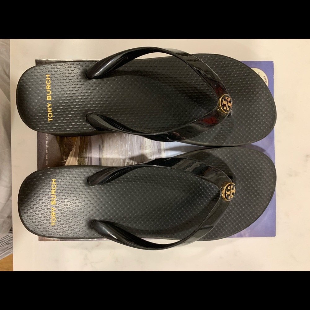 Tory Burch wedge flip flop